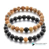 TCC™ Picture Jasper & Matt Onyx Stone Couple Bracelet